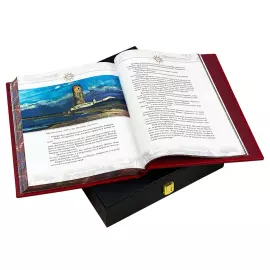 Подарочная книга в кожаном переплете "Сказки русских инородцев"